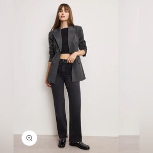 Good American Black Good legs straight women’s jeans, size 4, NWT